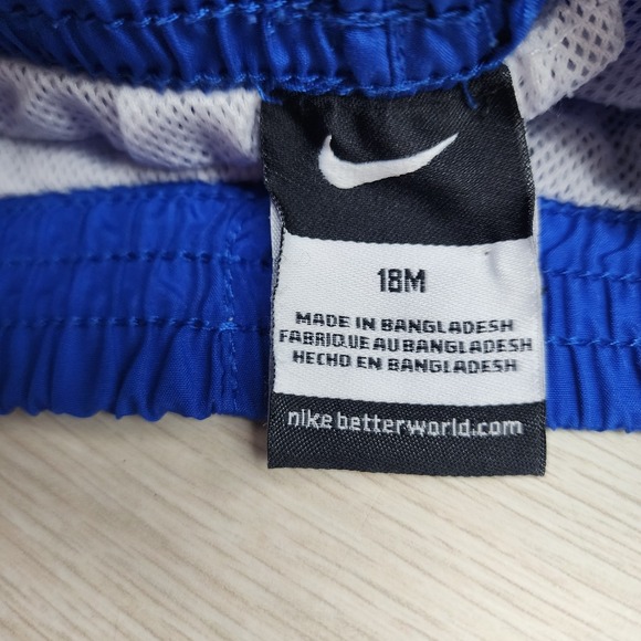 Nike U Of K Boys 18M Windbreaker Track Suit Jacket Bottoms Blue Gray White - Picture 6 of 8